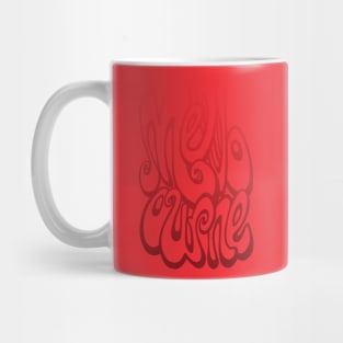 Melbourne writing - Cherry Tomato Red Mug